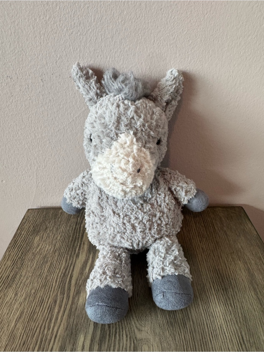 JellyCat London Retired Flossie Donkey Gray Plushie Stuffy Doll Size Small